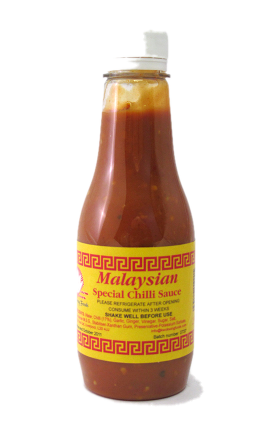 Malaysian Special Chilli Sauce, original glass bottle from 2000